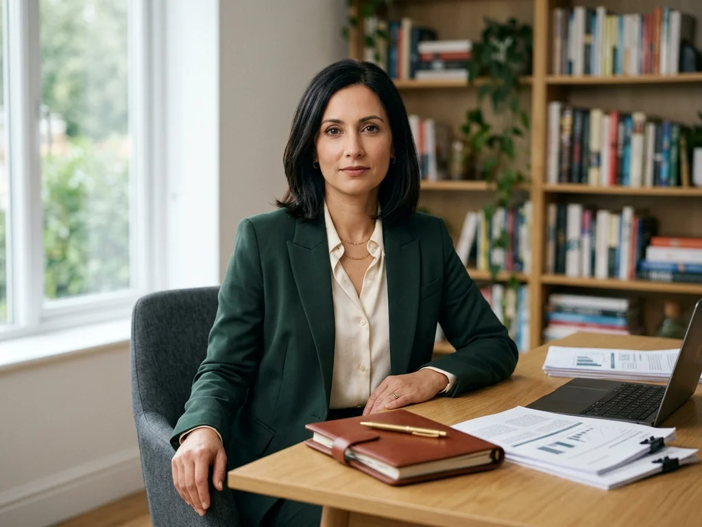 Portrait de Nadia Cherfi, experte en financement pour accompagner les projets immobiliers.